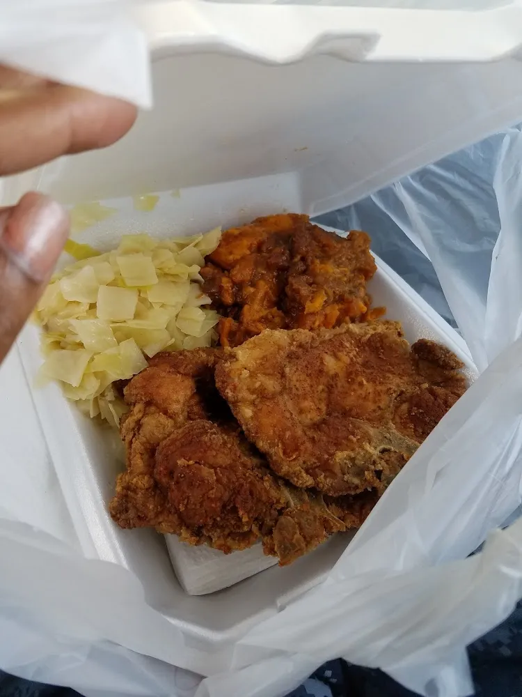 Fried Pork Chops with Cabbage